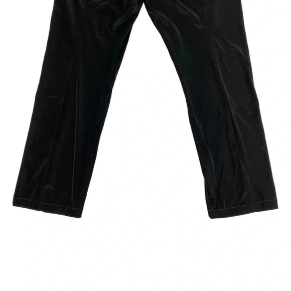 $179 NWT Good American The Croc Exec Pant Black High Waist Suede Plus Size 7 4XL - Picture 5 of 16